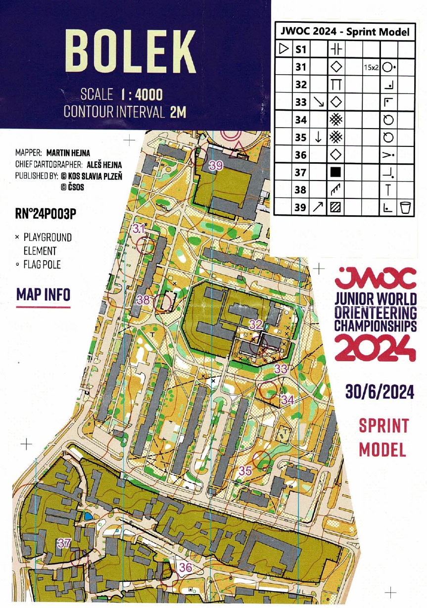 JWOC Model Event Sprint (30/06/2024)