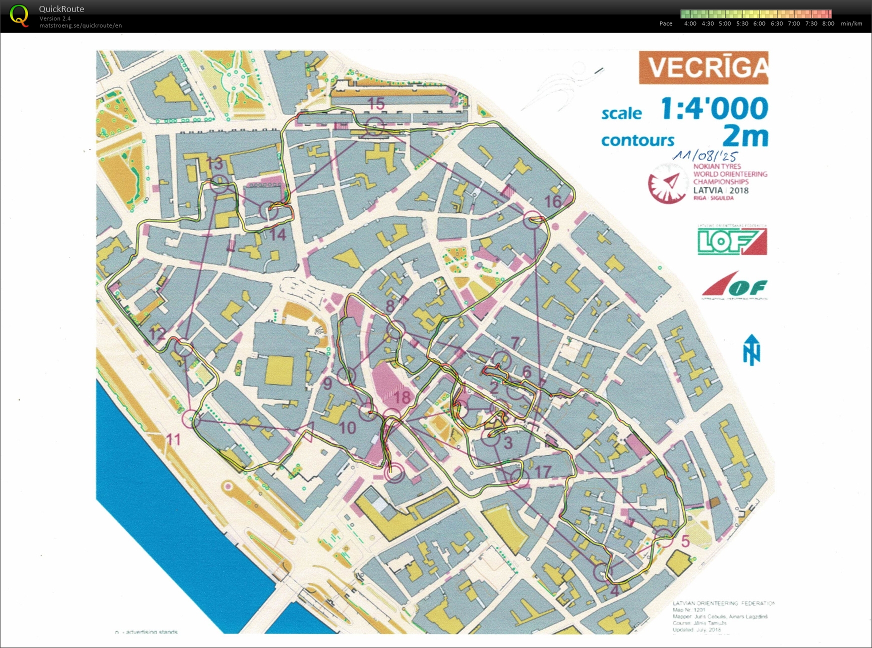 WOC 2018 Sprint Rerun (11/08/2025)